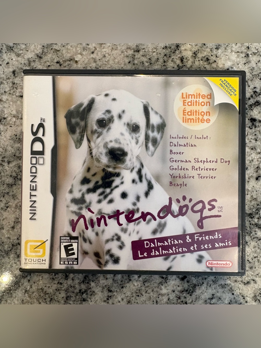Nintendogs Dalmatian and Friends (Nintendo DS, 2006) CIB with Manual - Tested